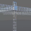 Public Facility Open Metal Frame Structure For Outdoor Support And Shelter