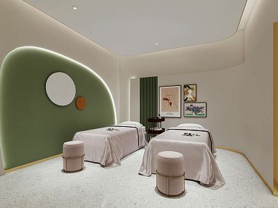 Modern SPA Foot Bath Shop Room model