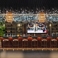 Modern Bar Bar Clubhouse 3d model