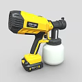 RYOBI Yellow Cordless Portable Paint Sprayer With White Tank Industrial Equipment
