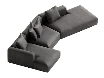 Modern Multiplayer Sofa 3d model