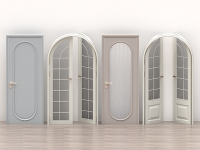 Wooden door security door glass door room door meeting room door sliding door paint door single door double door 3d model