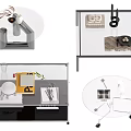 Modern Glass Top Coffee Tables With Metal Frames Square Round Shapes And Decor Items