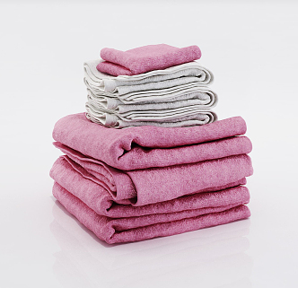 Modern towel clothes 3d model