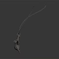 Silver Standing Gorilla Pendant Necklace With Raised Hands Holding Chain Design