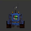 Robot Assistant Small Robot Butler Robot Butler Figure Game Figure 3d model