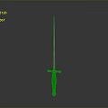 Classic Medieval Sword As Historical Weapon With Metal Blade Wooden Handle And Decorative Hilt