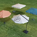 Various Colors Outdoor Patio Umbrellas With Stand Base For Garden Sun Shade