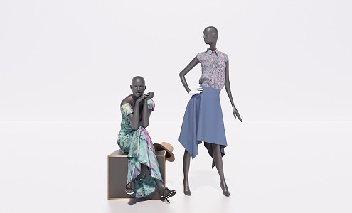 Modern Model Clothing Store Clothing 3d model