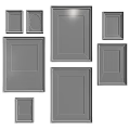 KNOIPPANG White Photo Frames Displaying Family And Couple Photos In Various Sizes