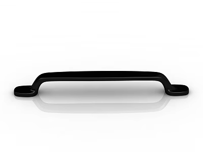 Stylish Black Modern Furniture Handle for Cabinet Drawer and Door Design 3d model