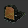 Black Optical Device With Orange Lens And GT Logo For Daily Use