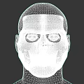 Game and Movie Character With Futuristic Black Skull Design Mask And Gold Accents