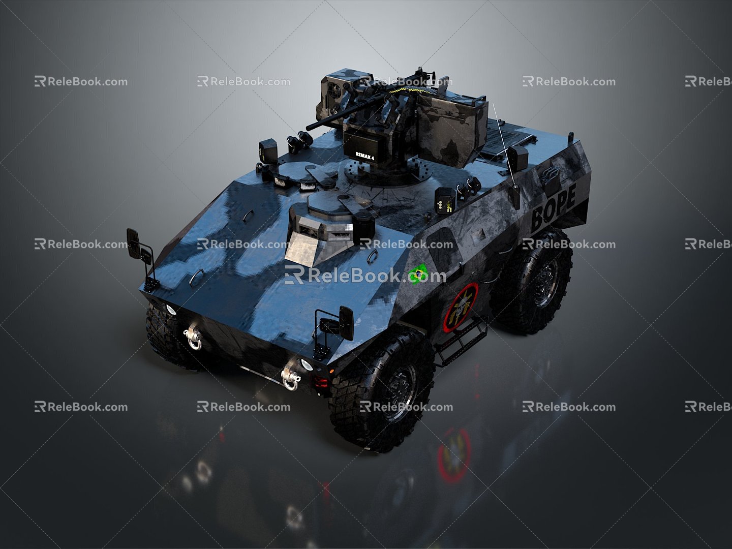 Bulletproof Car Armed Jeep Armed Car Armed Bulletproof Car Military Jeep Off-road Jeep Humvee 3d model