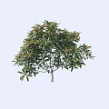 Realistic Inflatable Tree Decoration With Green Leaves And Yellow Flowers For Events