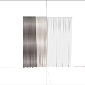 Modern Window Curtains With Sheer White Beige And Dark Brown Design For Home Decor