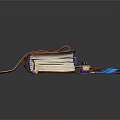 Handmade Leather Notebook With Feather Quill Pen Decorative Stickers And Ink Bottle