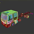 Black Commercial Truck Chassis With Flatbed And Modern Cab Design For Heavy Duty Transport