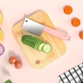 Small cutting board small kitchen knife kitchen utensils fruits and vegetables small tomatoes 3d model