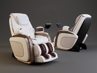 modern massage chair automatic massage chair 3d model