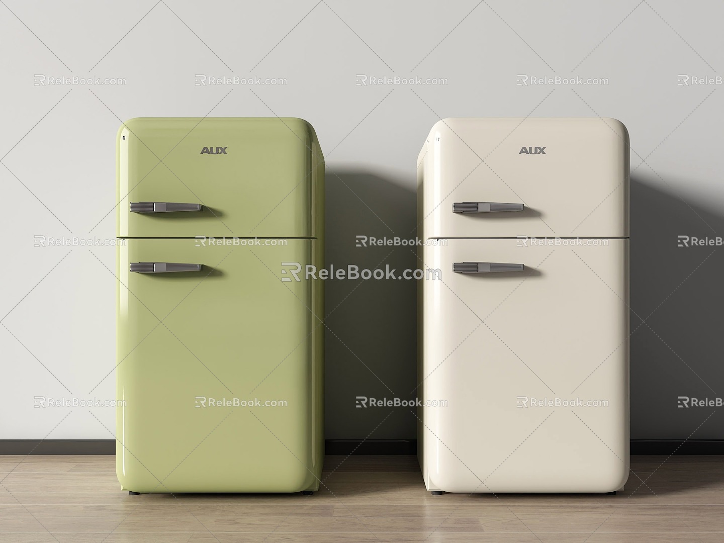 refrigerator mini refrigerator vintage refrigerator mini refrigerator mini refrigerator 3d model