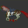 Modern Horse Steed Steed Mercedes 3d model