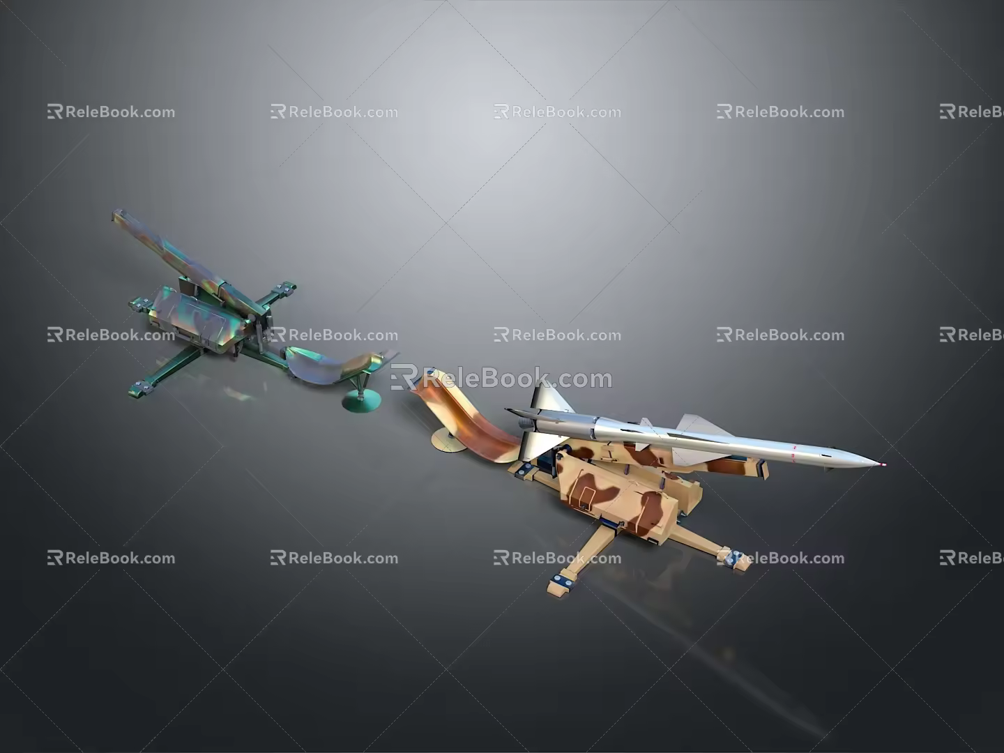 laser tower turret turntable sci-fi tower defense game tower defense sci-fi turret game turret game turret 3d model