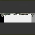 3D Natural Landscape Model With Rolling Mountains and Green Vegetation Areas
