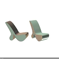Modern Light Wood And Light Green Lounge Chairs With Sleek Lines In Sunlit Room