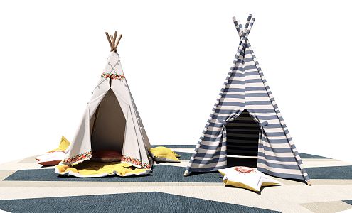 Modern Tent 3d model