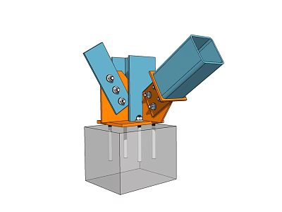 Industrial Hardware Tool With Metal Frame And Mechanical Components 3d model