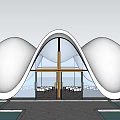 Ancient Traditional Architecture With Curved Roof Wooden Frames And Stone Pathway Entrance