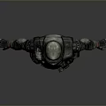 Game Movie Character In Tactical Gear With Helmet Goggles And Utility Pouches Standing Pose