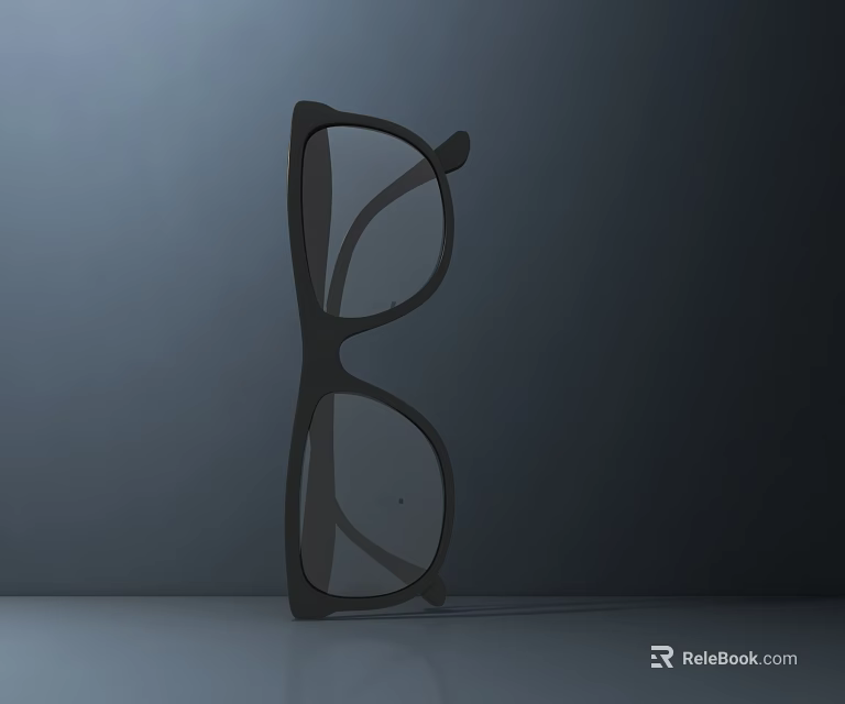 Minimalist Black Jewelry Design With Dark Background And Elegant Style 3d model 