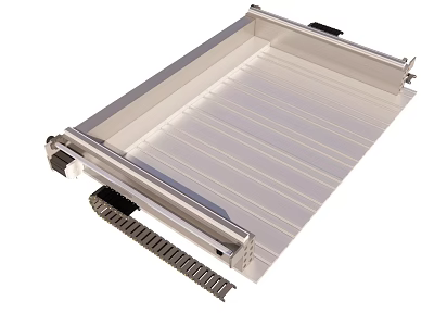 Industrial Equipment Metal Sliding Tray With Stainless Steel Frame And Durable Structure 3d model