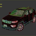 Black SUV Featuring Modern Design Sunroof Alloy Wheels And Front Grille