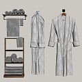 Bathrobe Towel 3d model