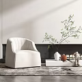 Modern single sofa 3d model