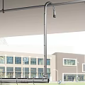 Stainless Steel Clothes Drying Rack Hooks Mounted Over Window For Hanging Clothes