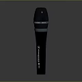 Professional Handheld Dynamic Microphone With Black Textured Grip Metal Mesh Grille And XLR Connector