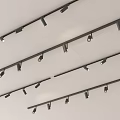 Modern Ceiling Track Lighting Fixtures With Recessed Downlights And Spotlights