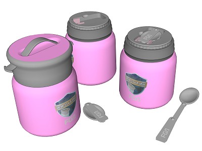 Modern thermos cup model