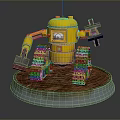 Robot Robot Assistant Small Robot Robot Butler Robot Butler Figure Game Figure 3d model