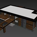 Modern Detached House Exterior Design With Wood Stone Siding Large Windows And Balcony