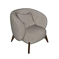 Single sofa 3d model