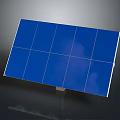 High Efficiency Solar Panel Electric Appliance For Clean Renewable Energy Generation 3d model