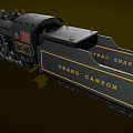 Industrial LOFT Train Cartoon Train 3d model