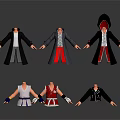 Action Figure Clothing Accessories With Various Styles Long Coats Hooded Coats And Short Sleeves
