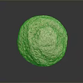Natural Rough Surface Stone Sphere As Decorative Element In Interior Design