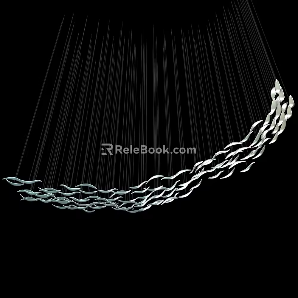 Chandelier Atrium 3d model